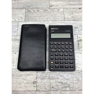 Hewlett Packard HP 10B Business Financial Calculator w/ Slip Cover TESTED